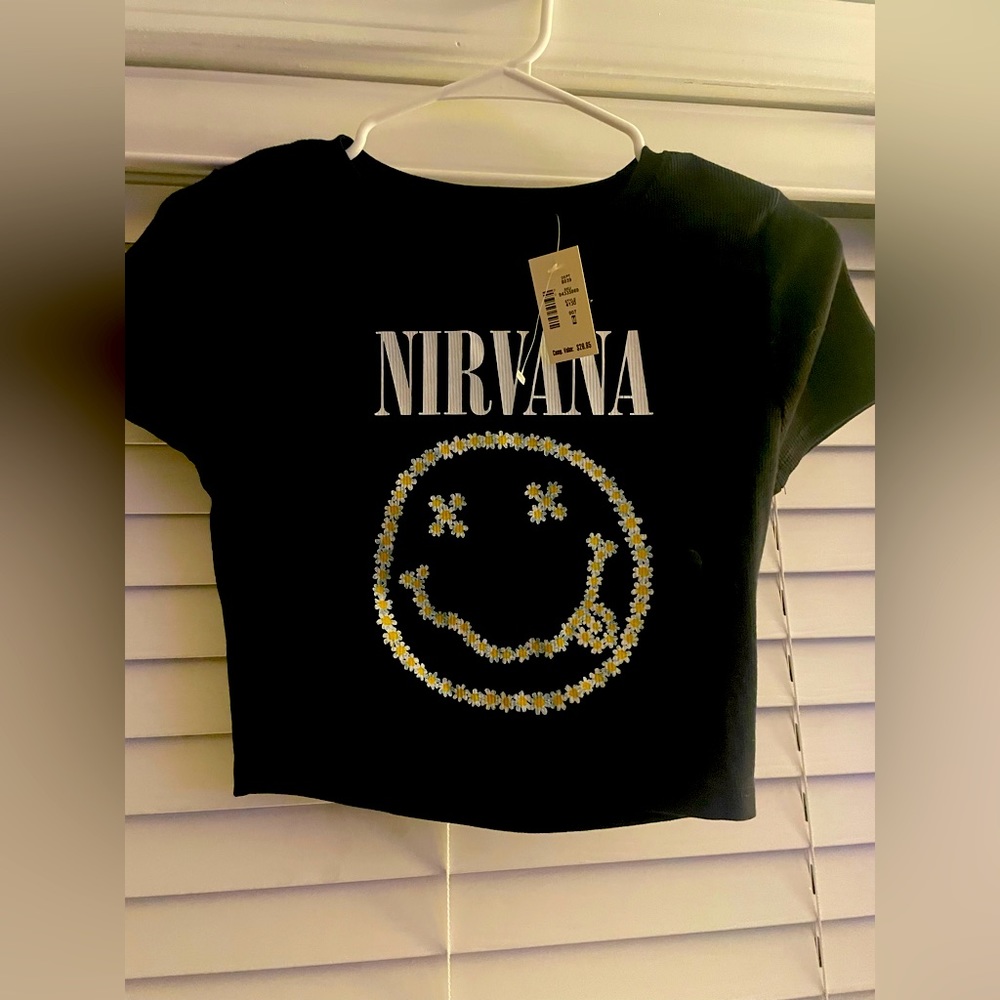 Nirvana Cropped Tee